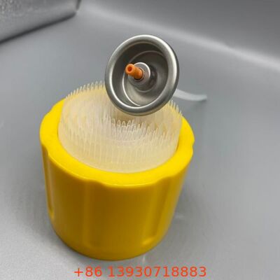 1 Inch Aerosol Valve System với nắp bàn chải cho các sản phẩm xịt rửa bọt