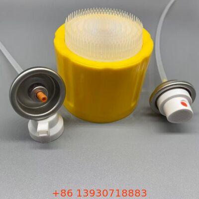 1 Inch Aerosol Valve System với nắp bàn chải cho các sản phẩm xịt rửa bọt