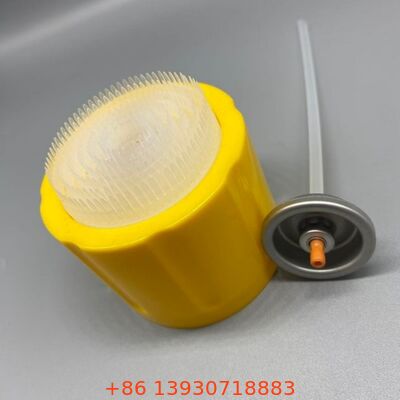 Van xịt vệ sinh bọt 1 inch có nắp tích hợp bàn chải dùng để xịt vệ sinh nội thất ô tô