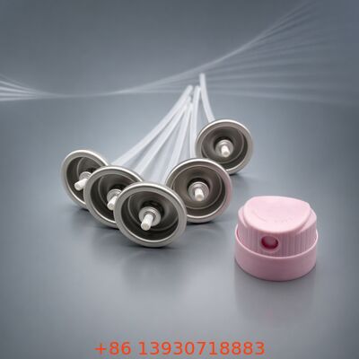 Valvơ phun sương tập trung vào gốc cho dầu gội khô bằng vật liệu thiếc, sử dụng thẳng đứng hoặc úp ngược, và phun đều