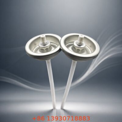 Van xịt khí dung bột thiếc cho dầu gội khô sử dụng thẳng đứng hoặc lộn ngược và công thức gốc cồn