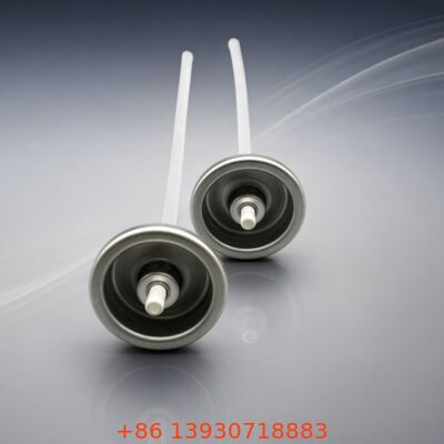 Van xịt khí dung bột thiếc cho dầu gội khô sử dụng thẳng đứng hoặc lộn ngược và công thức gốc cồn