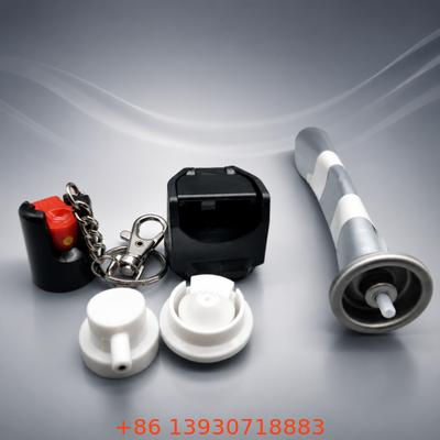 Bộ van liên tục nhôm 20mm cho bao bì aerosol phun ớt với mô hình phun tùy chỉnh