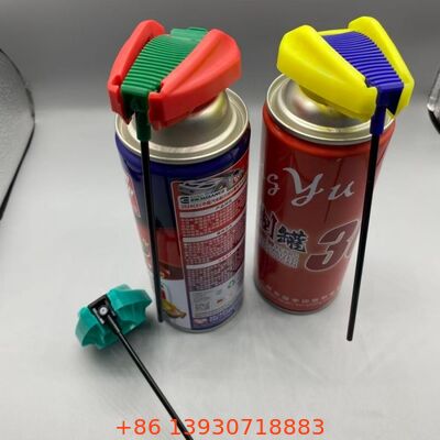 Thiết bị truyền động kích hoạt có thể gập lại với cơ chế khóa chống rò rỉ, ống nối dài tích hợp và vòi phun tác động kép