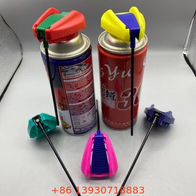 Mũi kích hoạt gấp Aerosol cao cấp với cơ chế khóa chống rò rỉ và ống mở rộng tích hợp cho phun hai hoạt động