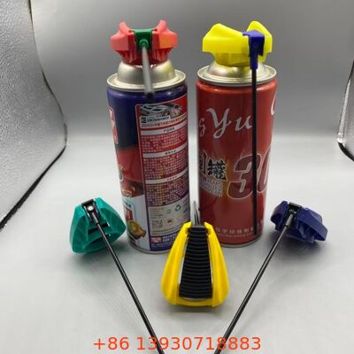 Động cơ kích hoạt gấp hiệu suất cao với cơ chế khóa chống rò rỉ, ống mở rộng tích hợp và vòi phun hai hoạt động cho các sản phẩm chăm sóc aerosol