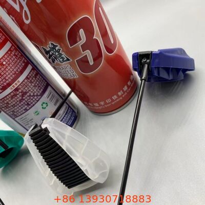 Động cơ kích hoạt gấp hiệu suất cao với cơ chế khóa chống rò rỉ, ống mở rộng tích hợp và vòi phun hai hoạt động cho các sản phẩm chăm sóc aerosol