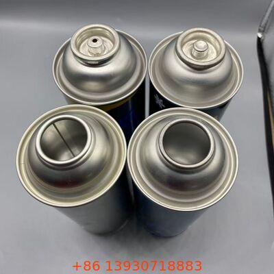 Cassette khí áp suất cao 18-21 Bar Aerosol trống Tinplate Can 65mm 57mm