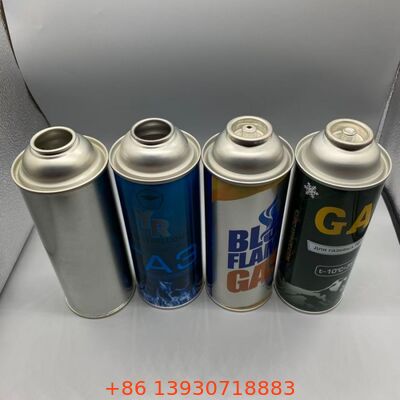 Cassette khí áp suất cao 18-21 Bar Aerosol trống Tinplate Can 65mm 57mm