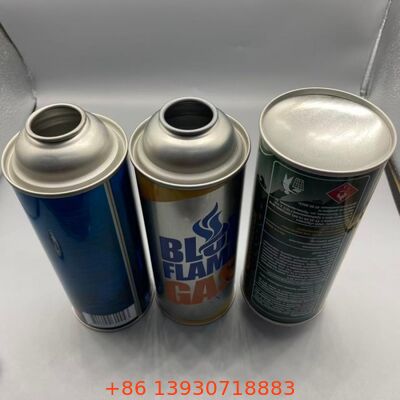Tinplate 65mm Canister khí butane có thể lấp đầy lại cho sự ổn định lưu trữ nhiên liệu dài hạn