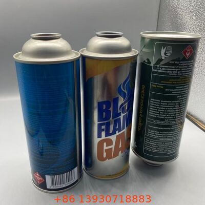 Cassette khí áp suất cao 18-21 Bar Aerosol trống Tinplate Can 65mm 57mm