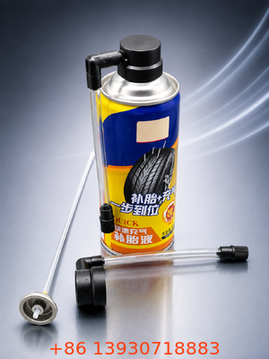 Một Inch Aerosol Dispensing Valve và Actuator Assembly với Tinplate Construction và OEM Customization cho sửa chữa lốp xe
